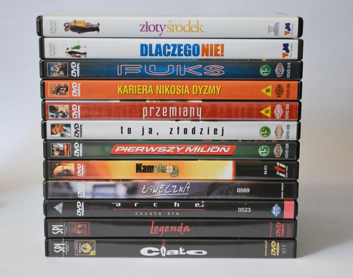 Fotografia - Kolekcja filmów DVD