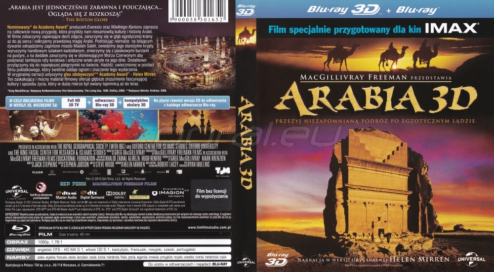Polska okładka Blu-ray 3D