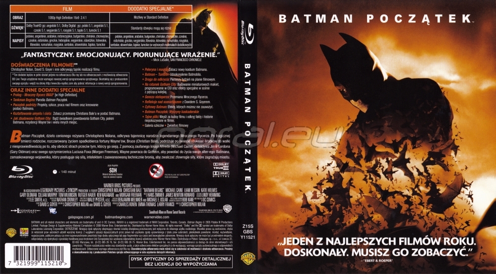 Polska okładka Blu-ray