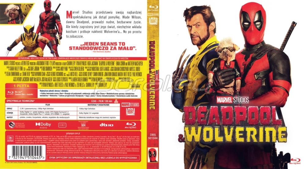 Polska okładka Blu-ray