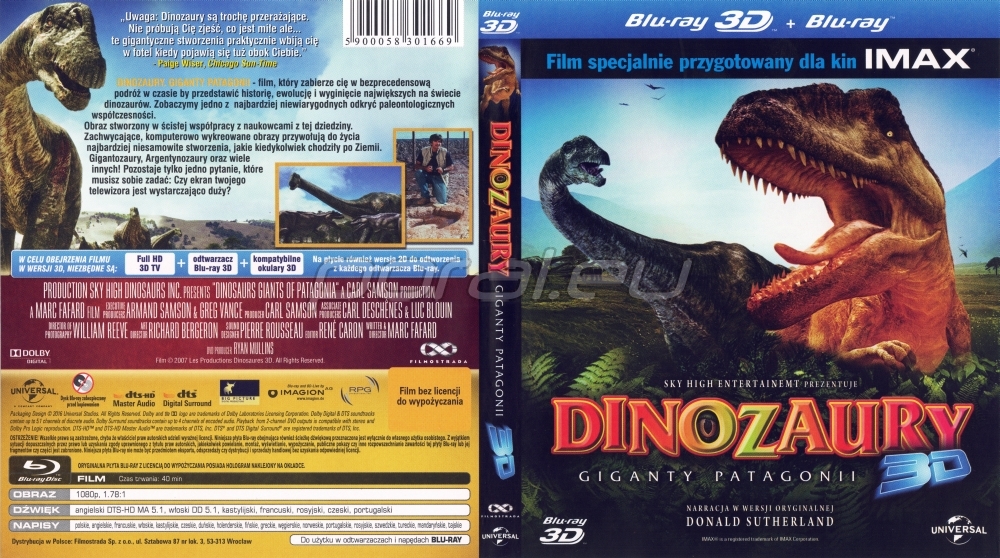 Polska okładka Blu-ray 3D