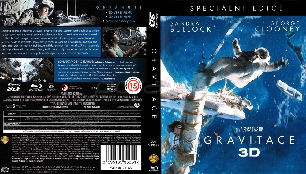 Czeska okładka Blu-ray 3D