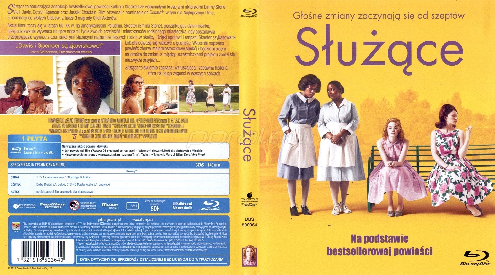 Polska okładka Galapagos - Blu-ray