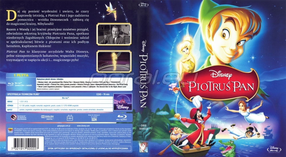 Polska okładka Galapagos - Blu-ray