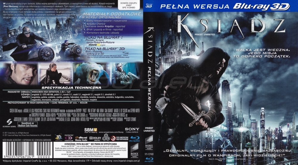 Polska okładka Blu-ray 3D