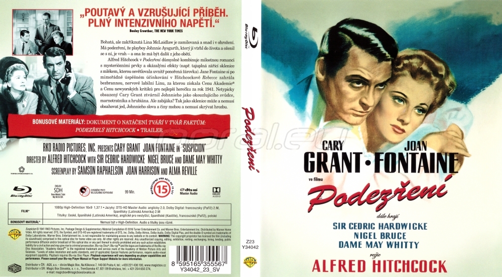 Czeska okładka Blu-ray
