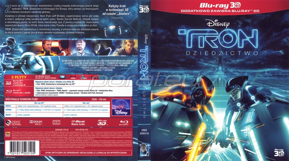 Polska okładka Galapagos - Blu-ray 3D