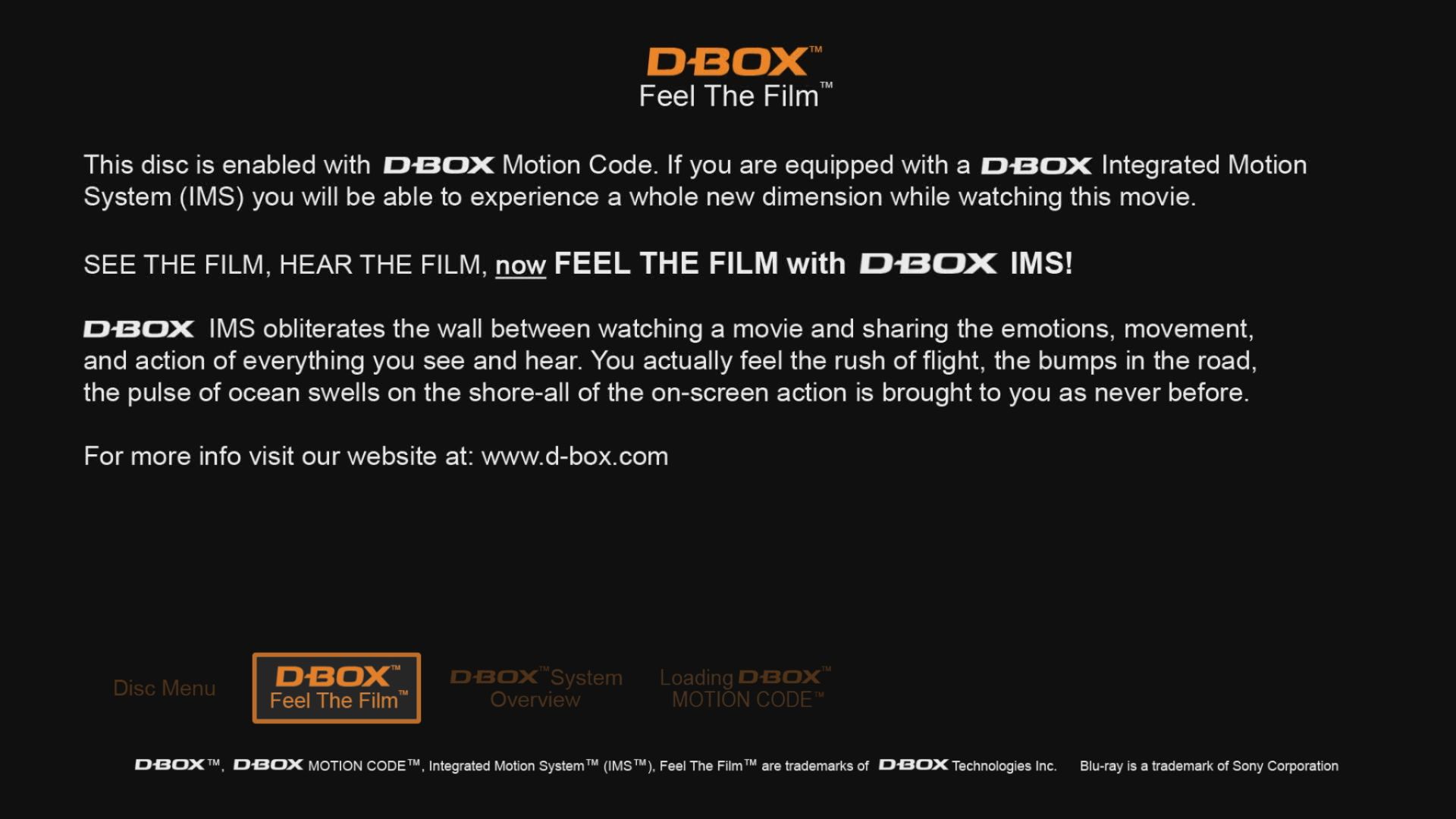 D-BOX Motion Code ™